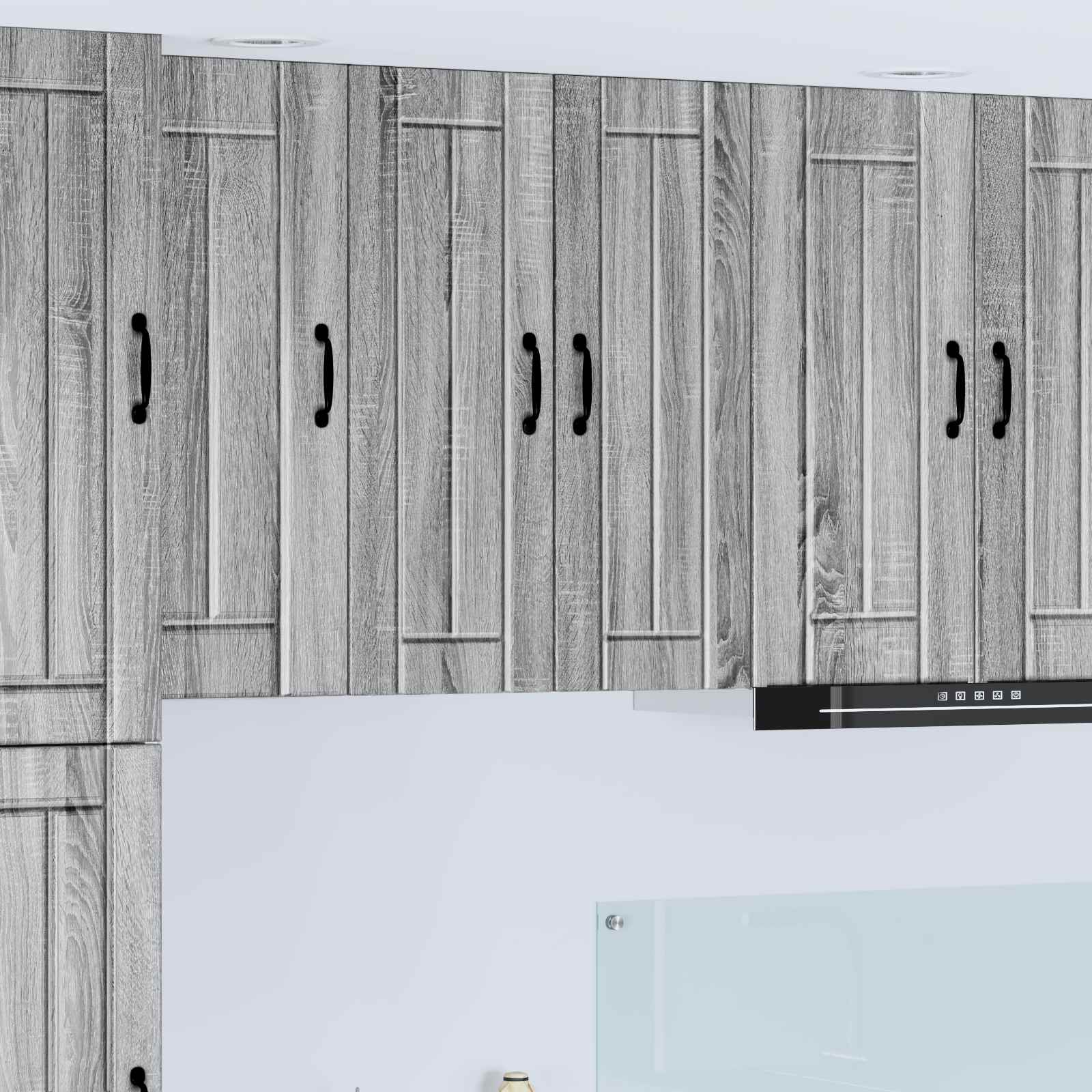 Wandschrank LUCCA 2 pcs Graues Sonoma 30 x 31 x 80 cm
