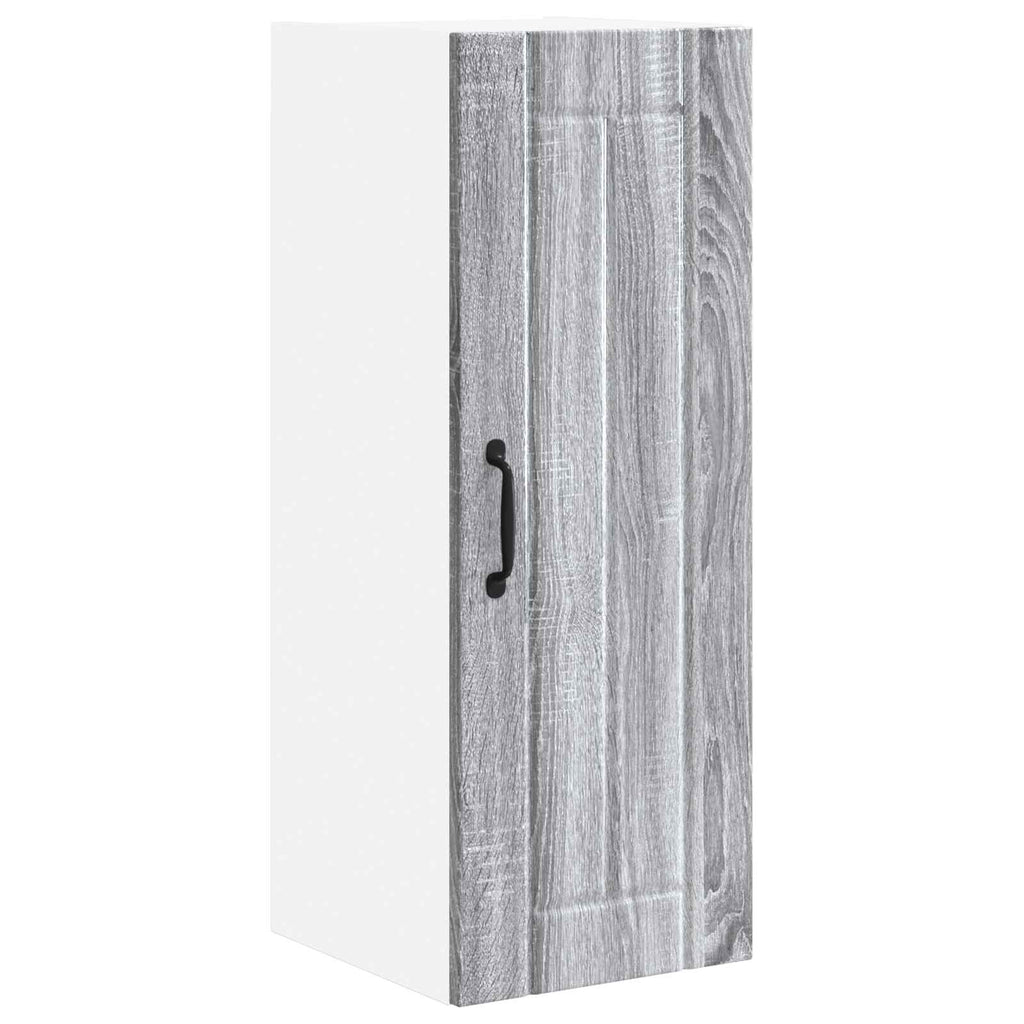 Wandschrank LUCCA 2 pcs Graues Sonoma 30 x 31 x 80 cm
