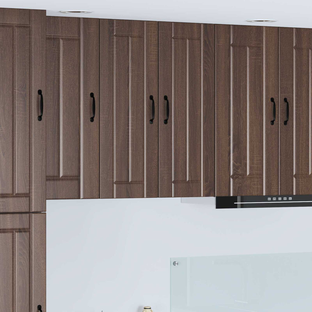 Wandschrank LUCCA Brauneiche 30 x 31 x 80 cm Holzwerkstoff