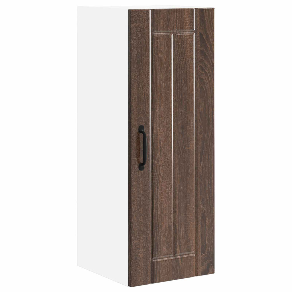 Wandschrank LUCCA Brauneiche 30 x 31 x 80 cm Holzwerkstoff