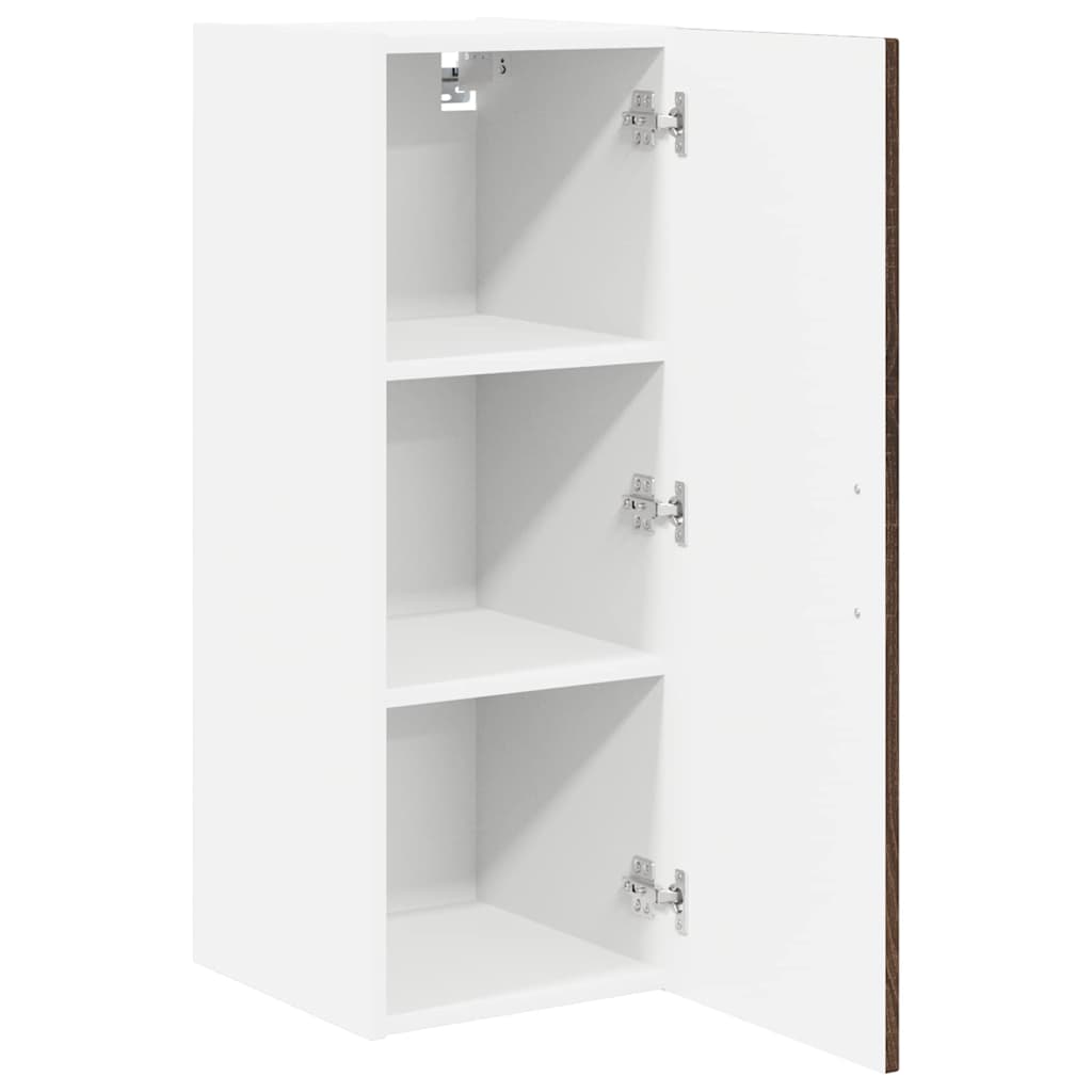Wandschrank LUCCA Brauneiche 30 x 31 x 80 cm Holzwerkstoff