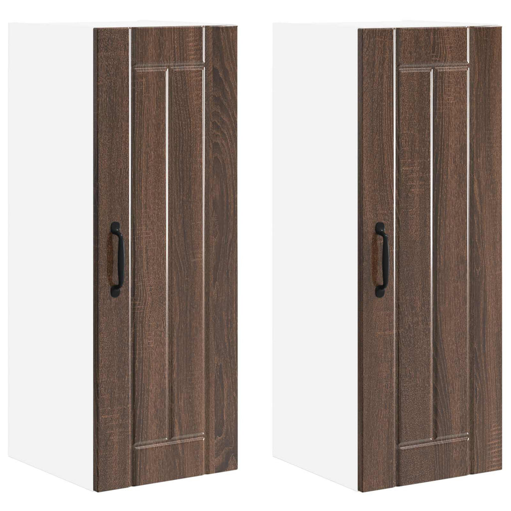 Wandschrank LUCCA 2 pcs Brauneiche 30 x 31 x 80 cm