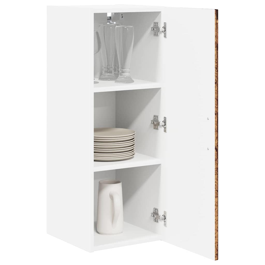 Wandschrank LUCCA 2 pcs Altholz 30 x 31 x 80 cm Holzwerkstoff