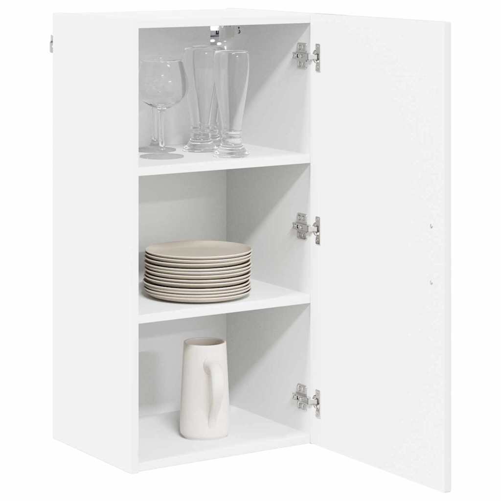 Wandschrank LUCCA Hochglanz Weiß 40 x 31 x 80 cm Holzwerkstoff
