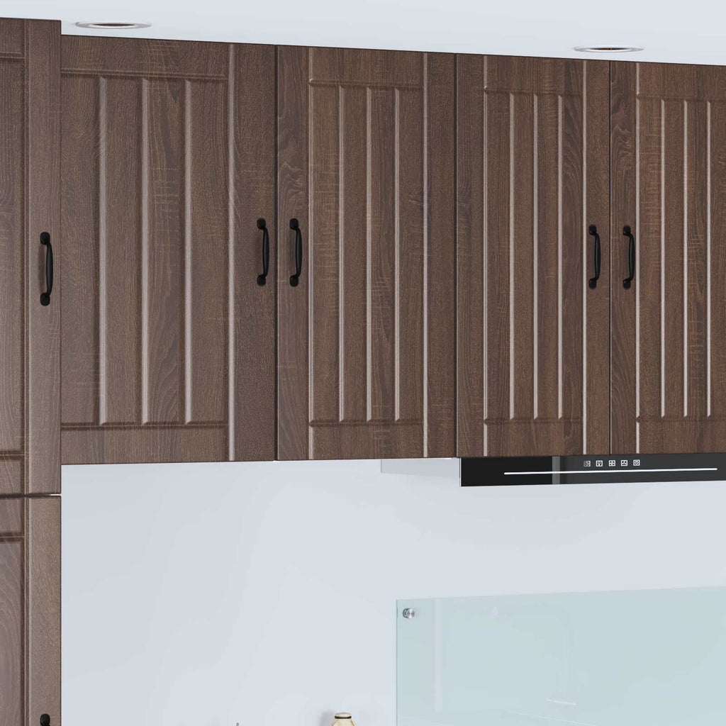 Wandschrank LUCCA Brauneiche 40 x 31 x 80 cm Holzwerkstoff