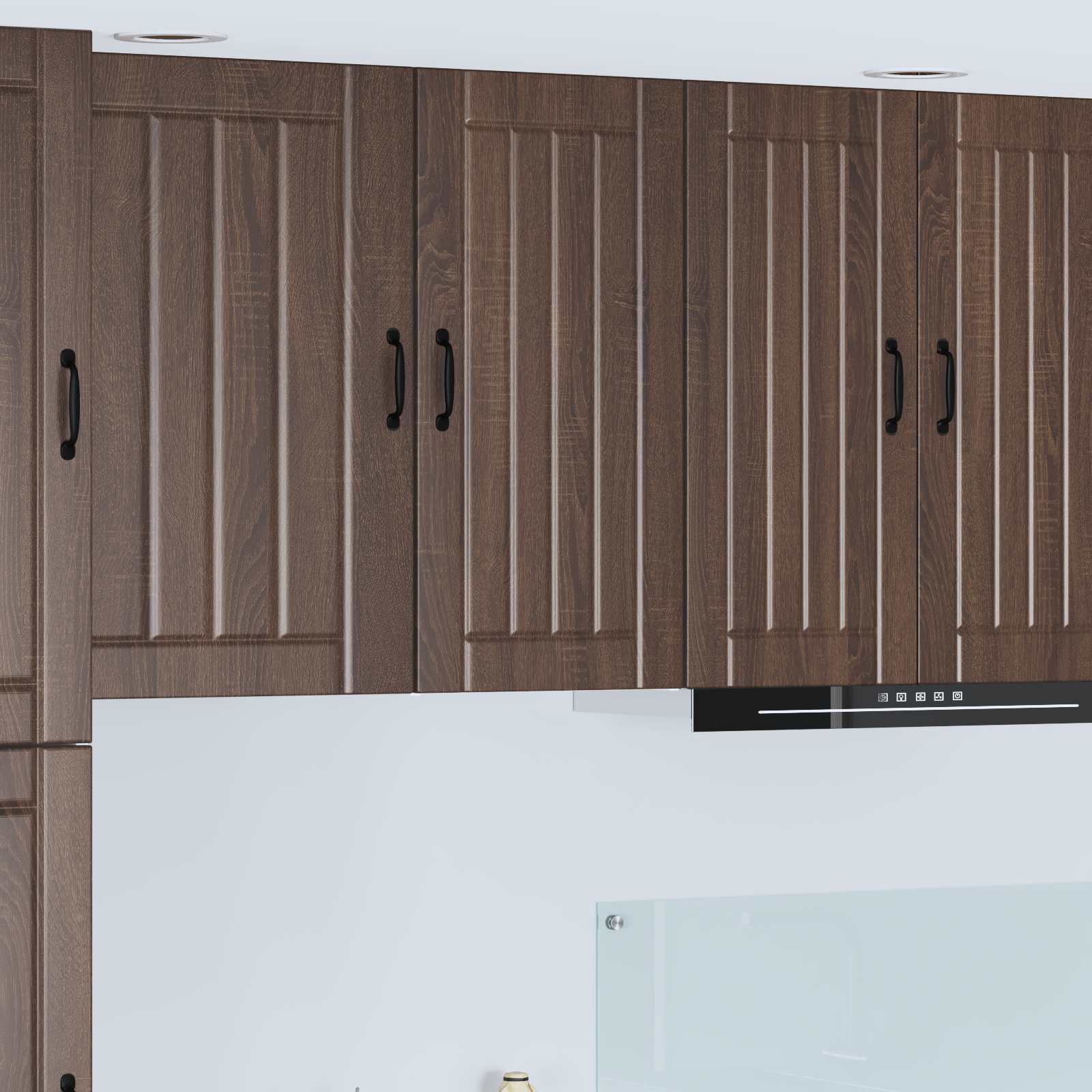 Wandschrank LUCCA Brauneiche 40 x 31 x 80 cm Holzwerkstoff