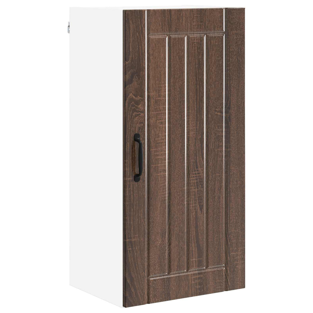 Wandschrank LUCCA Brauneiche 40 x 31 x 80 cm Holzwerkstoff