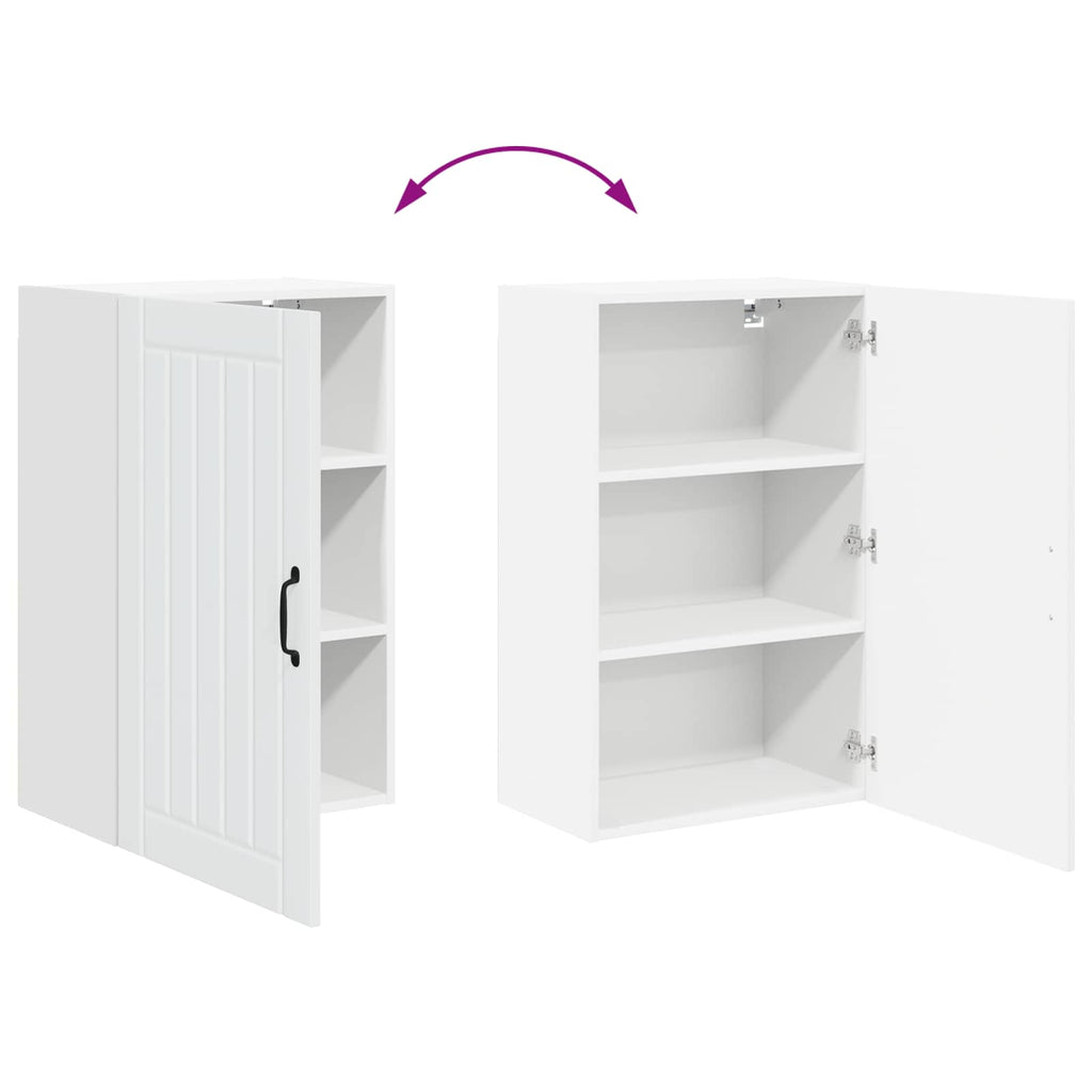 Wandschrank LUCCA Weiß 50 x 31 x 80 cm Holzwerkstoff