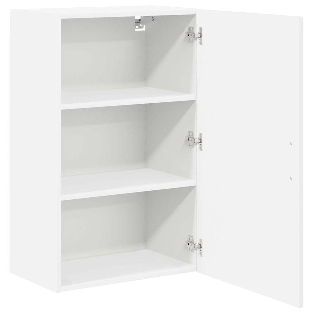 Wandschrank LUCCA Hochglanz Weiß 50 x 31 x 80 cm Holzwerkstoff