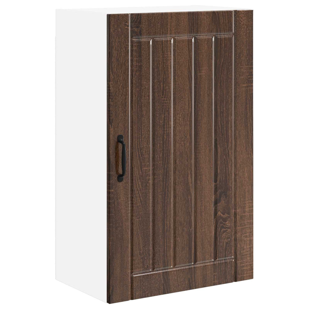 Wandschrank LUCCA Brauneiche 50 x 31 x 80 cm Holzwerkstoff