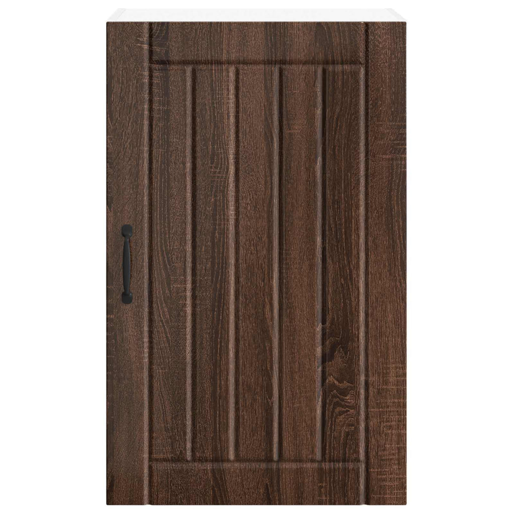 Wandschrank LUCCA Brauneiche 50 x 31 x 80 cm Holzwerkstoff