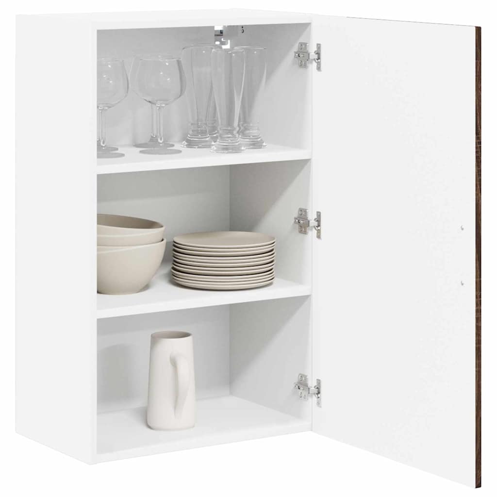 Wandschrank LUCCA Brauneiche 50 x 31 x 80 cm Holzwerkstoff