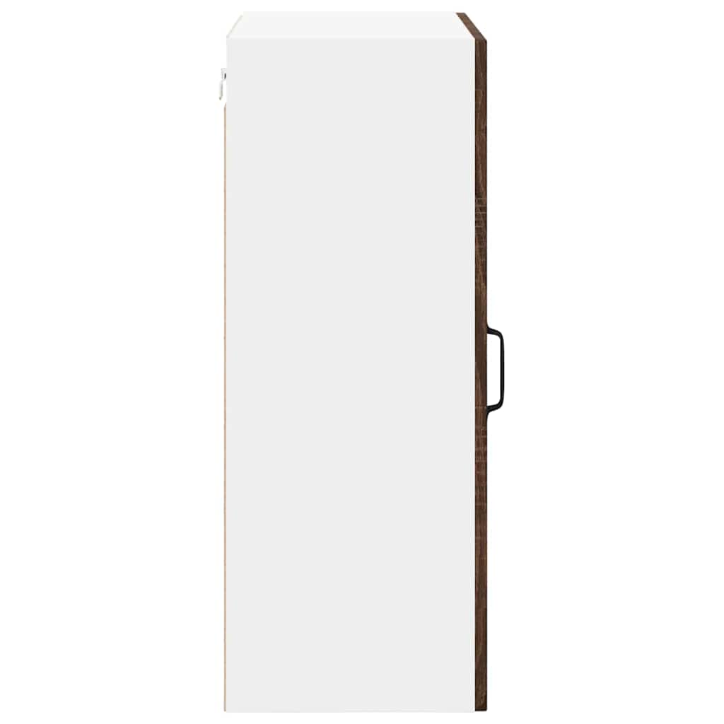 Wandschrank LUCCA Brauneiche 50 x 31 x 80 cm Holzwerkstoff