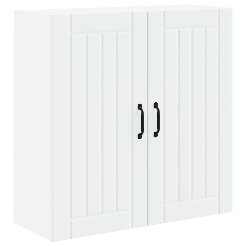 Wandschrank LUCCA Weiß 80 x 31 x 80 cm Holzwerkstoff