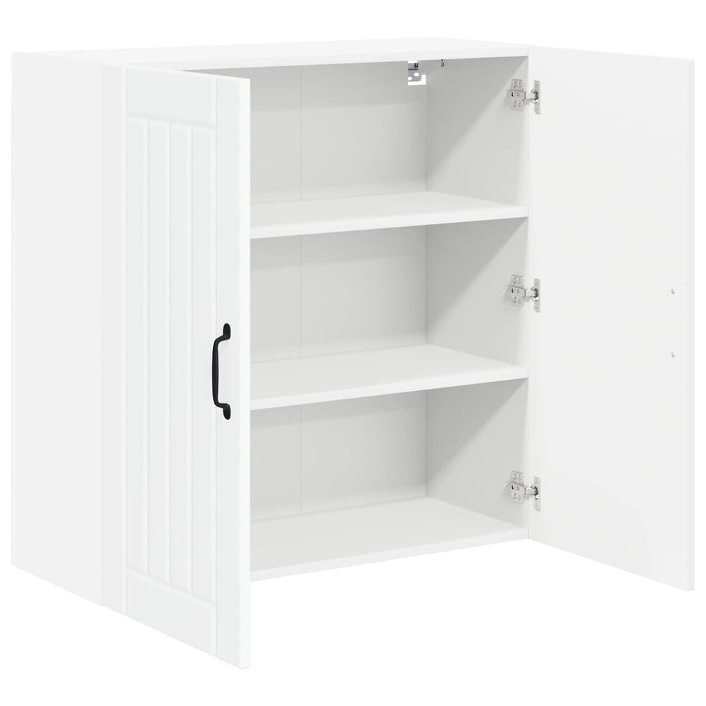 Wandschrank LUCCA Weiß 80 x 31 x 80 cm Holzwerkstoff