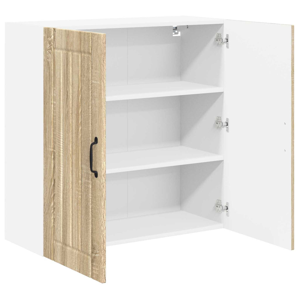 Wandschrank LUCCA Sonoma-Eiche 80 x 31 x 80 cm Holzwerkstoff