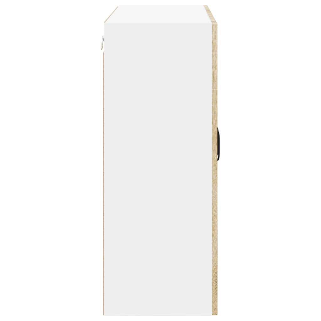 Wandschrank LUCCA Sonoma-Eiche 80 x 31 x 80 cm Holzwerkstoff
