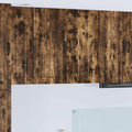 Wandschrank LUCCA Geräucherte Eiche 80 x 31 x 80 cm