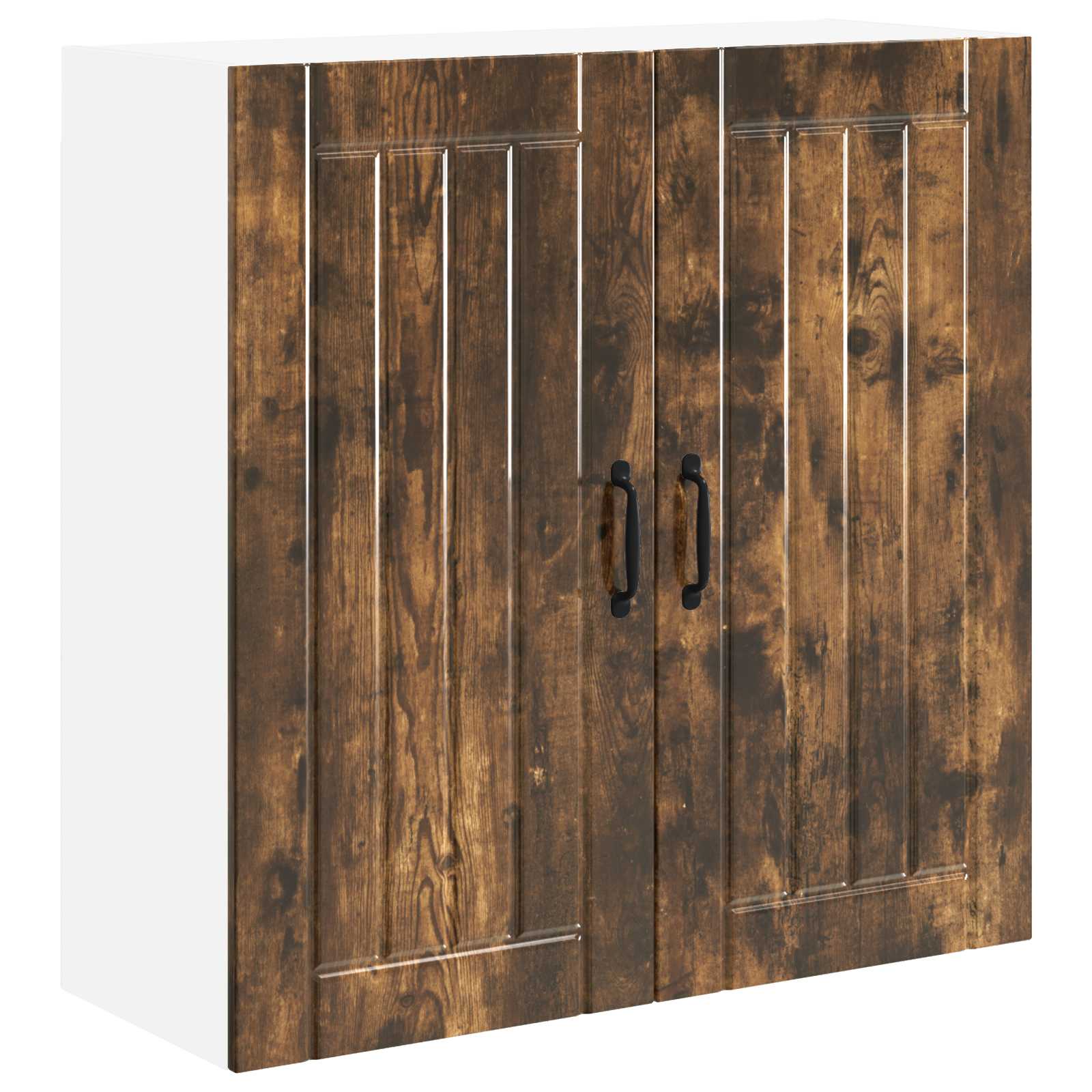 Wandschrank LUCCA Geräucherte Eiche 80 x 31 x 80 cm