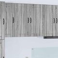 Wandschrank LUCCA Graues Sonoma 80 x 31 x 80 cm Holzwerkstoff