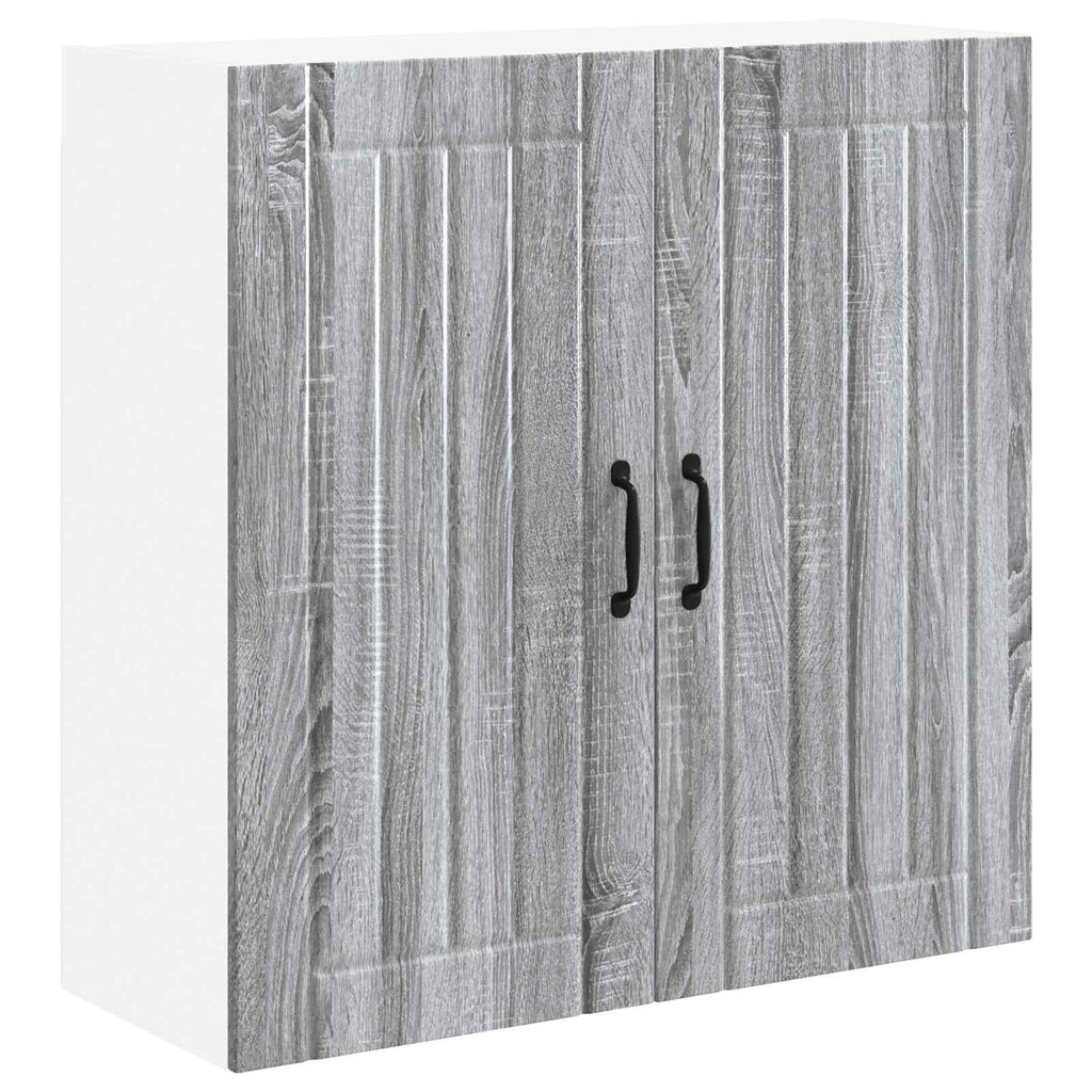 Wandschrank LUCCA Graues Sonoma 80 x 31 x 80 cm Holzwerkstoff