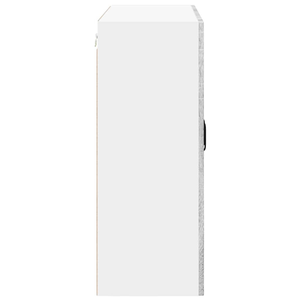 Wandschrank LUCCA Graues Sonoma 80 x 31 x 80 cm Holzwerkstoff