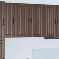 Wandschrank LUCCA Brauneiche 80 x 31 x 80 cm Holzwerkstoff