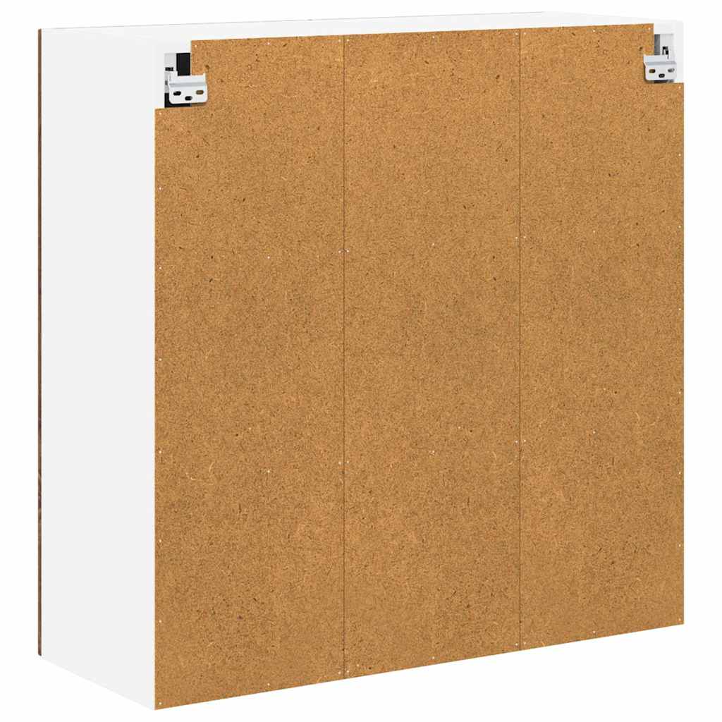 Wandschrank LUCCA Brauneiche 80 x 31 x 80 cm Holzwerkstoff