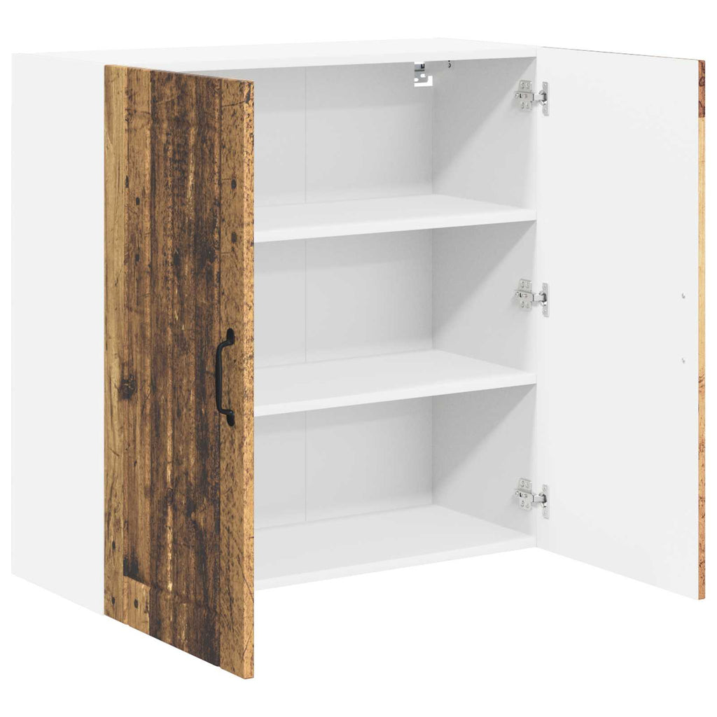 Wandschrank LUCCA Altholz 80 x 31 x 80 cm Holzwerkstoff
