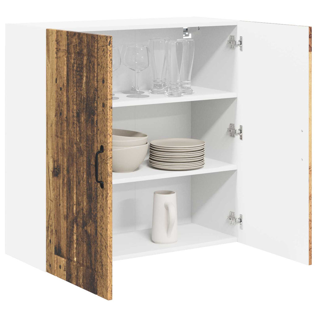 Wandschrank LUCCA Altholz 80 x 31 x 80 cm Holzwerkstoff