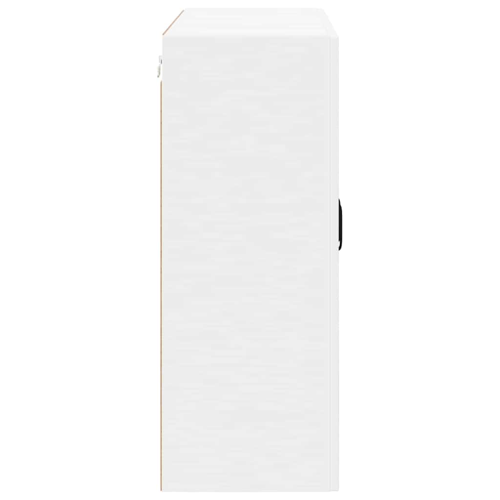 Wandglas-Schrank LUCCA Weiß 80 x 31 x 80 cm Holzwerkstoff