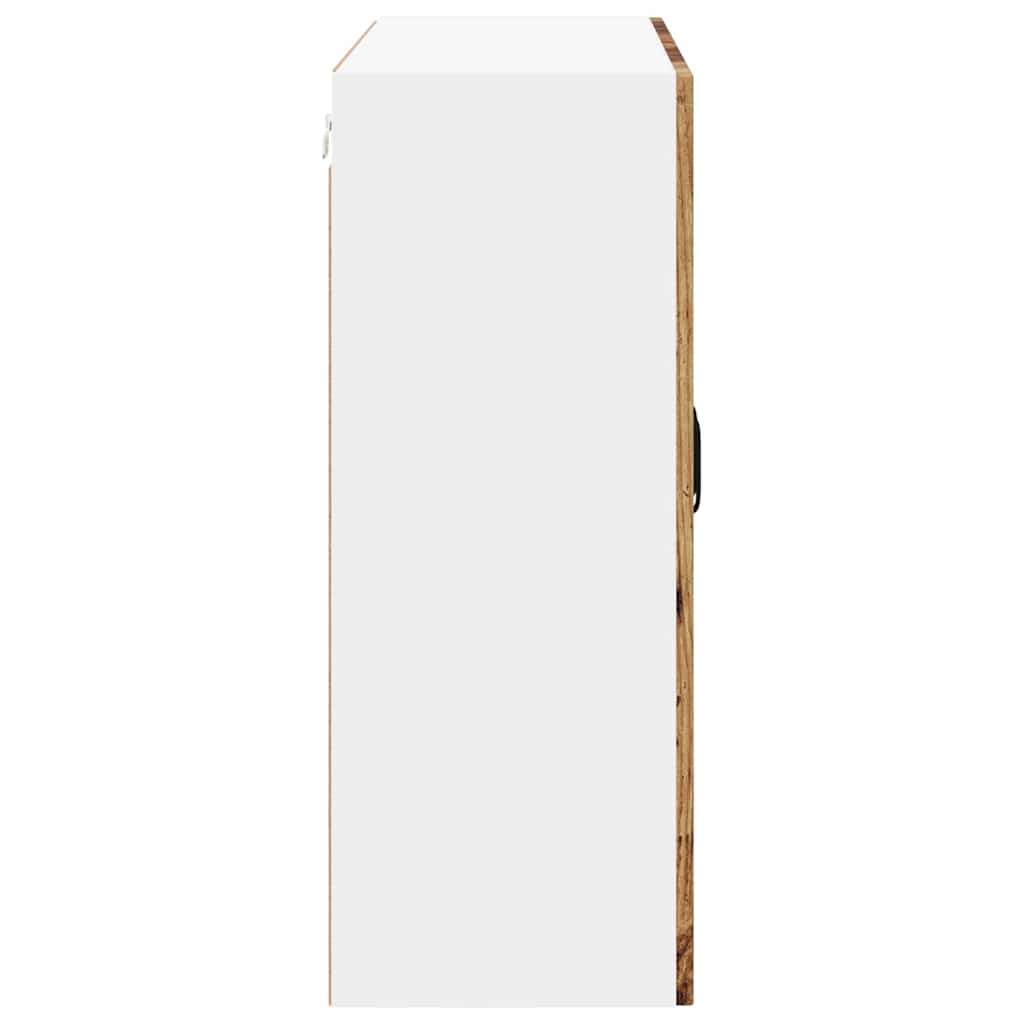 Wandglas-Schrank LUCCA Altholz 80 x 31 x 80 cm Holzwerkstoff