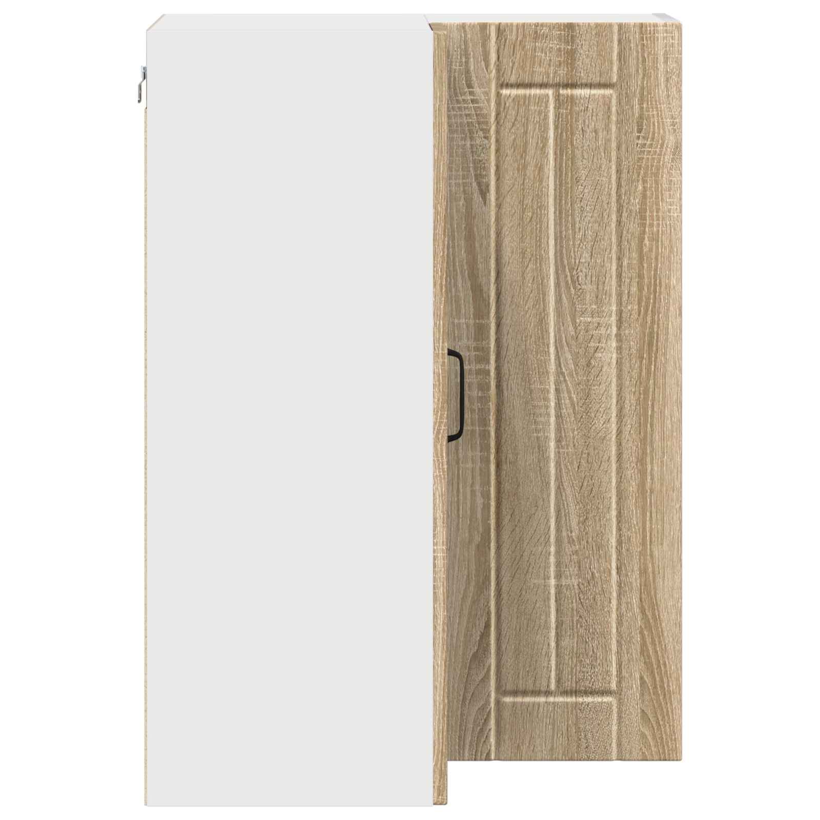 Wand-Eckschrank LUCCA Sonoma-Eiche 57 x 57 x 80 cm