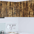 Wand-Eckschrank LUCCA Geräucherte Eiche 57 x 57 x 80 cm