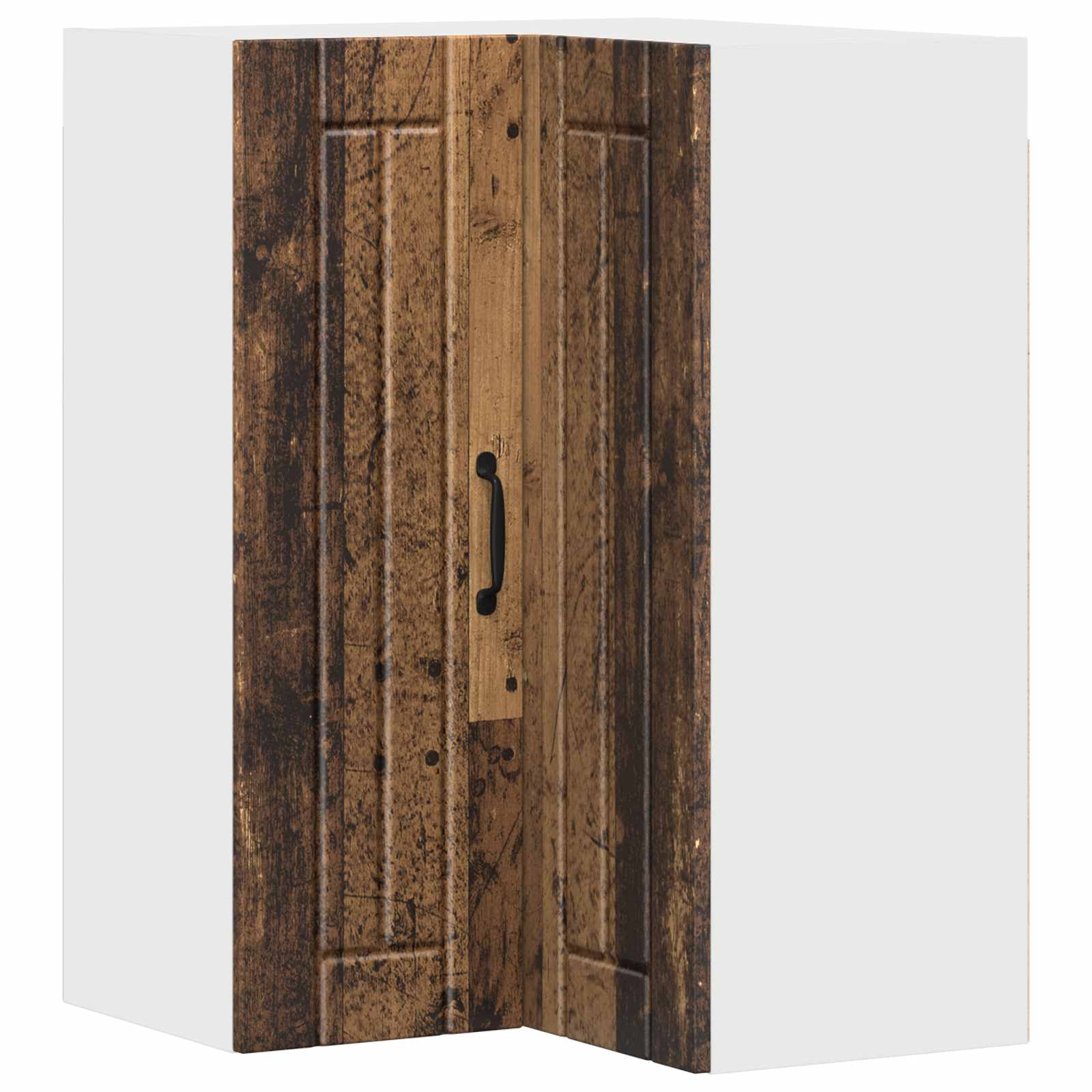 Wand-Eckschrank LUCCA Altholz 57 x 57 x 80 cm Holzwerkstoff