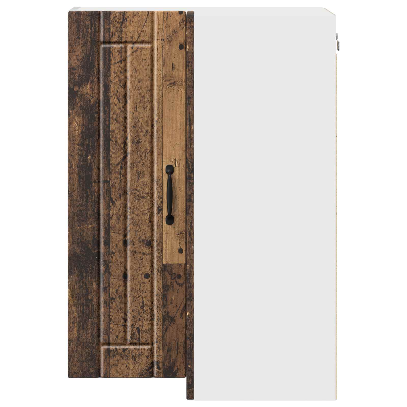 Wand-Eckschrank LUCCA Altholz 57 x 57 x 80 cm Holzwerkstoff