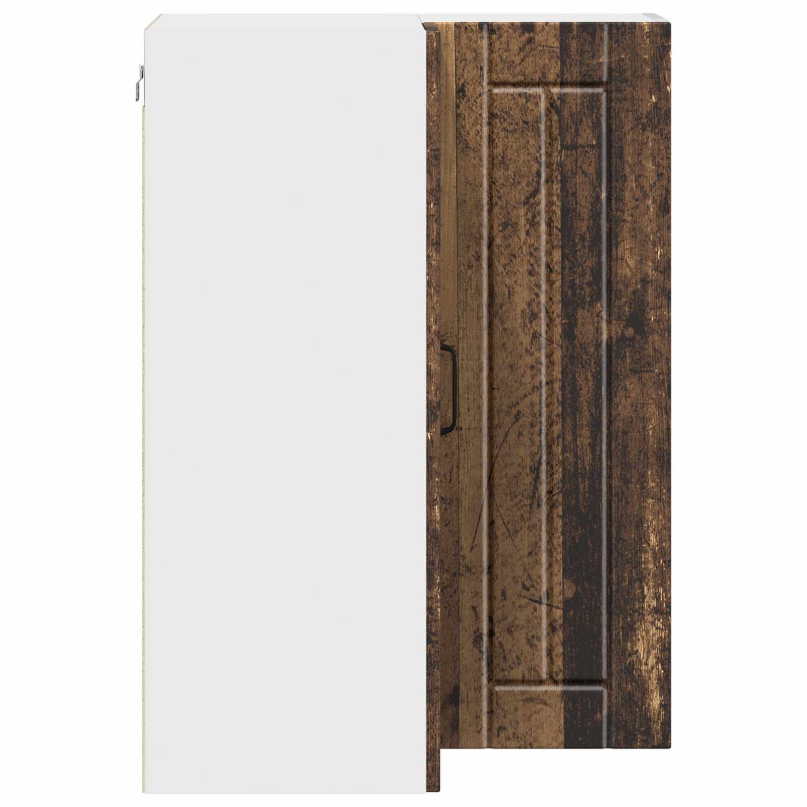Wand-Eckschrank LUCCA Altholz 57 x 57 x 80 cm Holzwerkstoff
