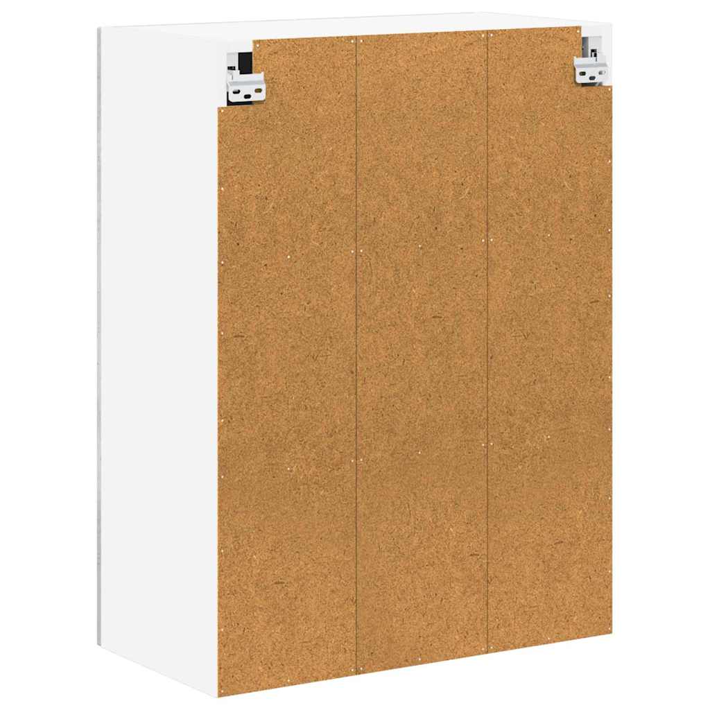 Wandglas-Schrank LUCCA Betongrau 60 x 31 x 80 cm Holzwerkstoff