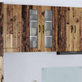 Wandglas-Schrank LUCCA Altholz 60 x 31 x 80 cm Holzwerkstoff