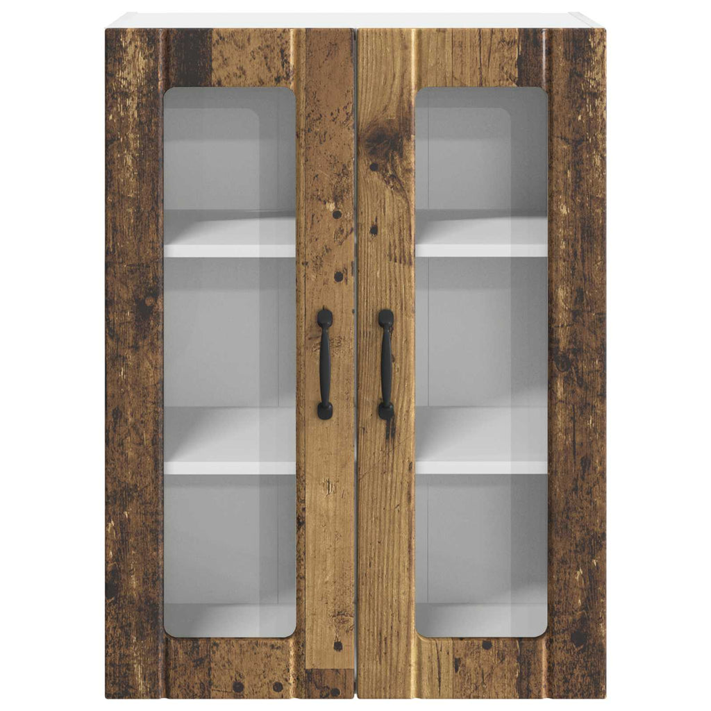 Wandglas-Schrank LUCCA Altholz 60 x 31 x 80 cm Holzwerkstoff