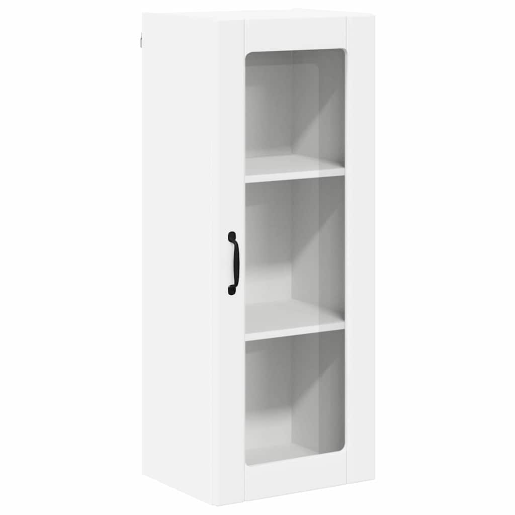 Wandglas-Schrank LUCCA Weiß 40 x 31 x 100 cm Holzwerkstoff