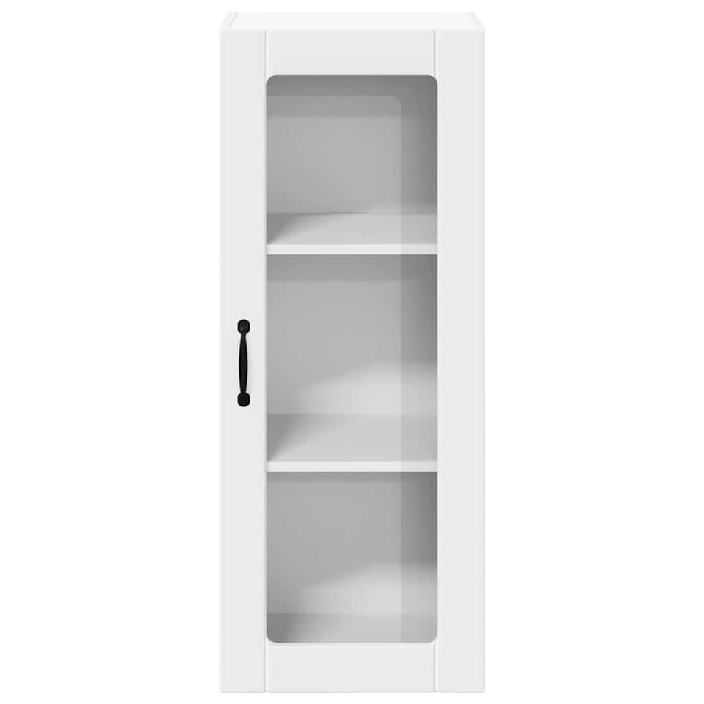Wandglas-Schrank LUCCA Weiß 40 x 31 x 100 cm Holzwerkstoff