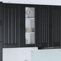 Wandglas-Schrank LUCCA Schwarz 40 x 31 x 100 cm Holzwerkstoff
