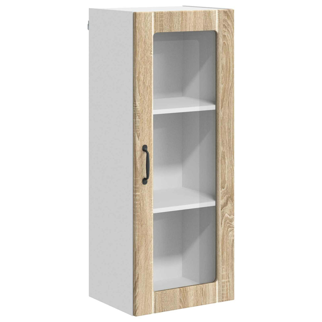 Wandglas-Schrank LUCCA Sonoma-Eiche 40 x 31 x 100 cm