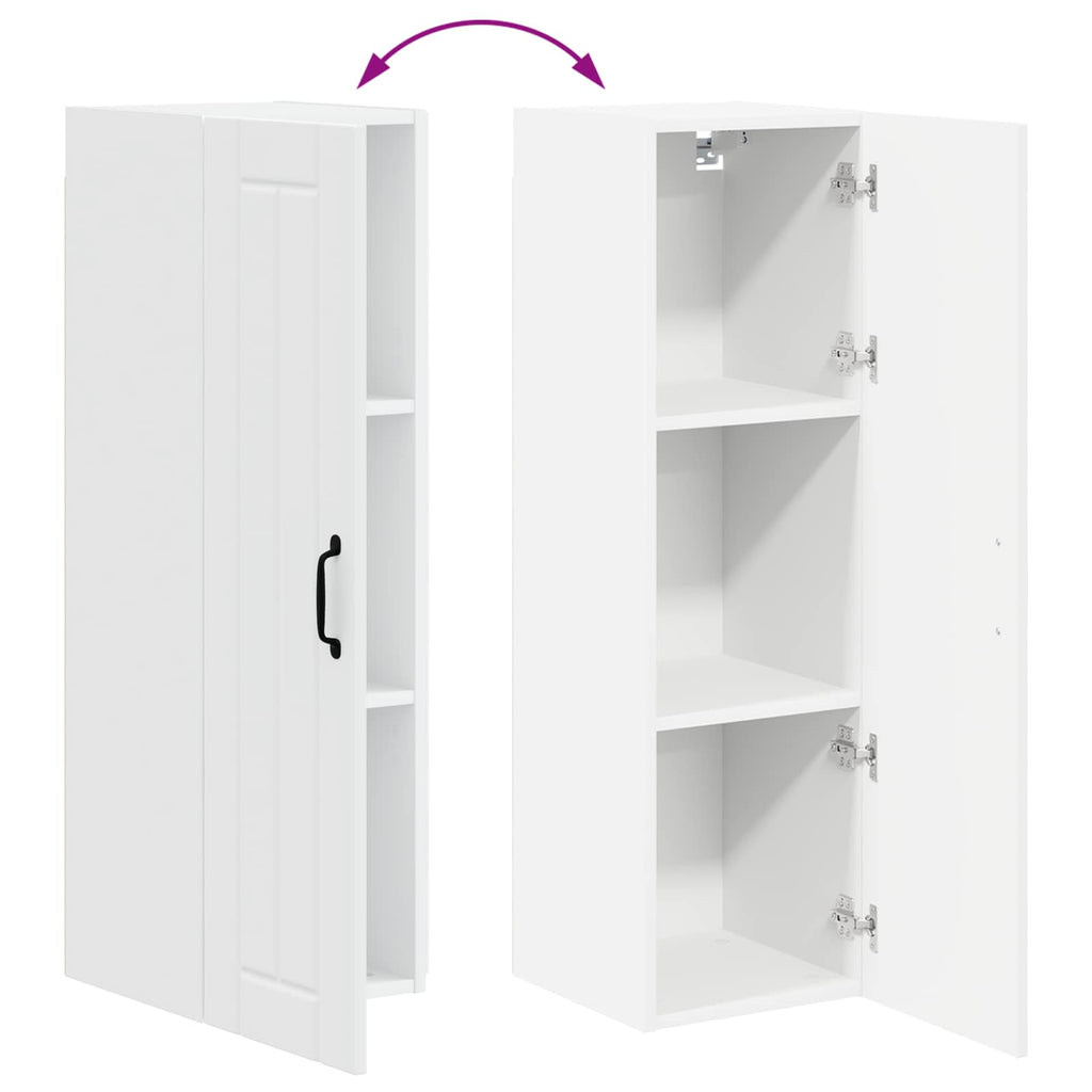 Wandschrank LUCCA Weiß 30 x 31 x 100 cm Holzwerkstoff