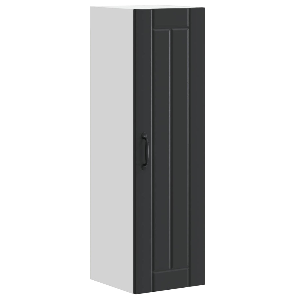 Wandschrank LUCCA Schwarz 30 x 31 x 100 cm Holzwerkstoff
