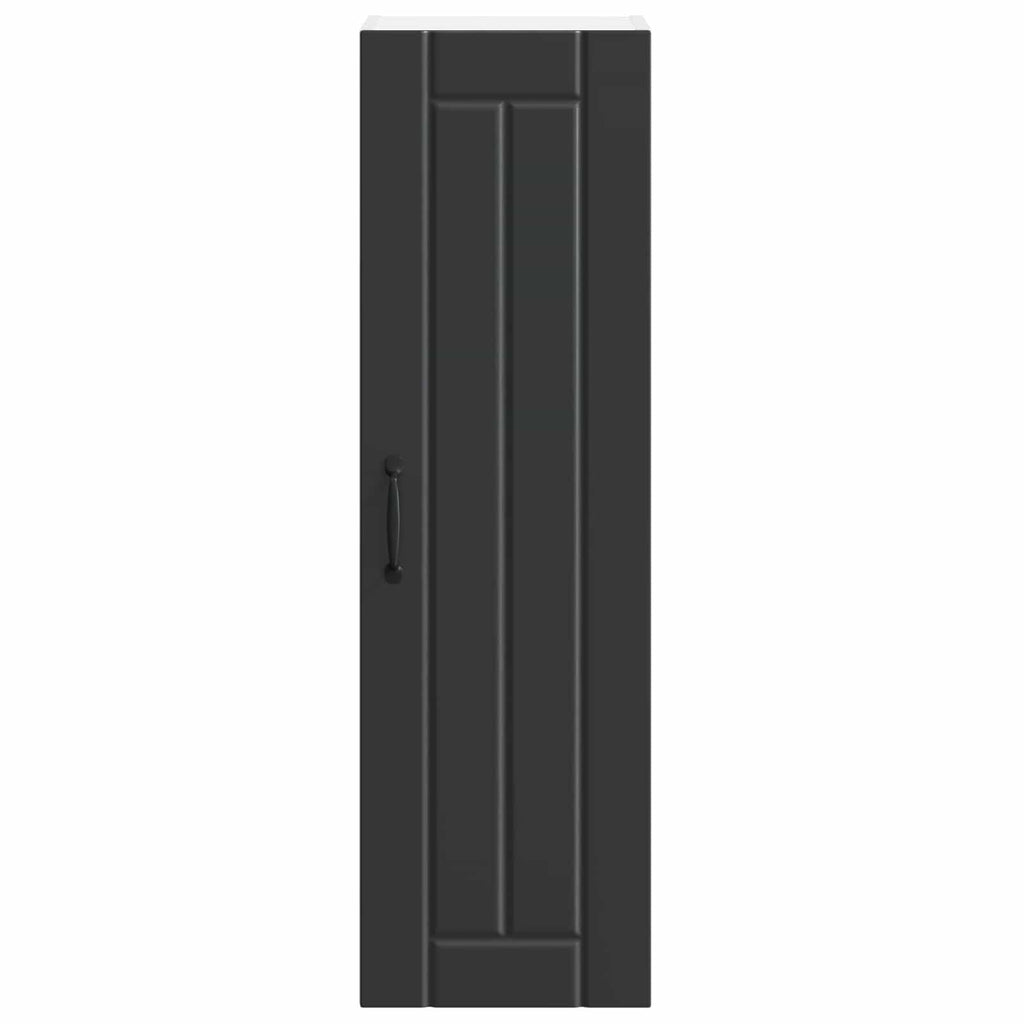 Wandschrank LUCCA Schwarz 30 x 31 x 100 cm Holzwerkstoff