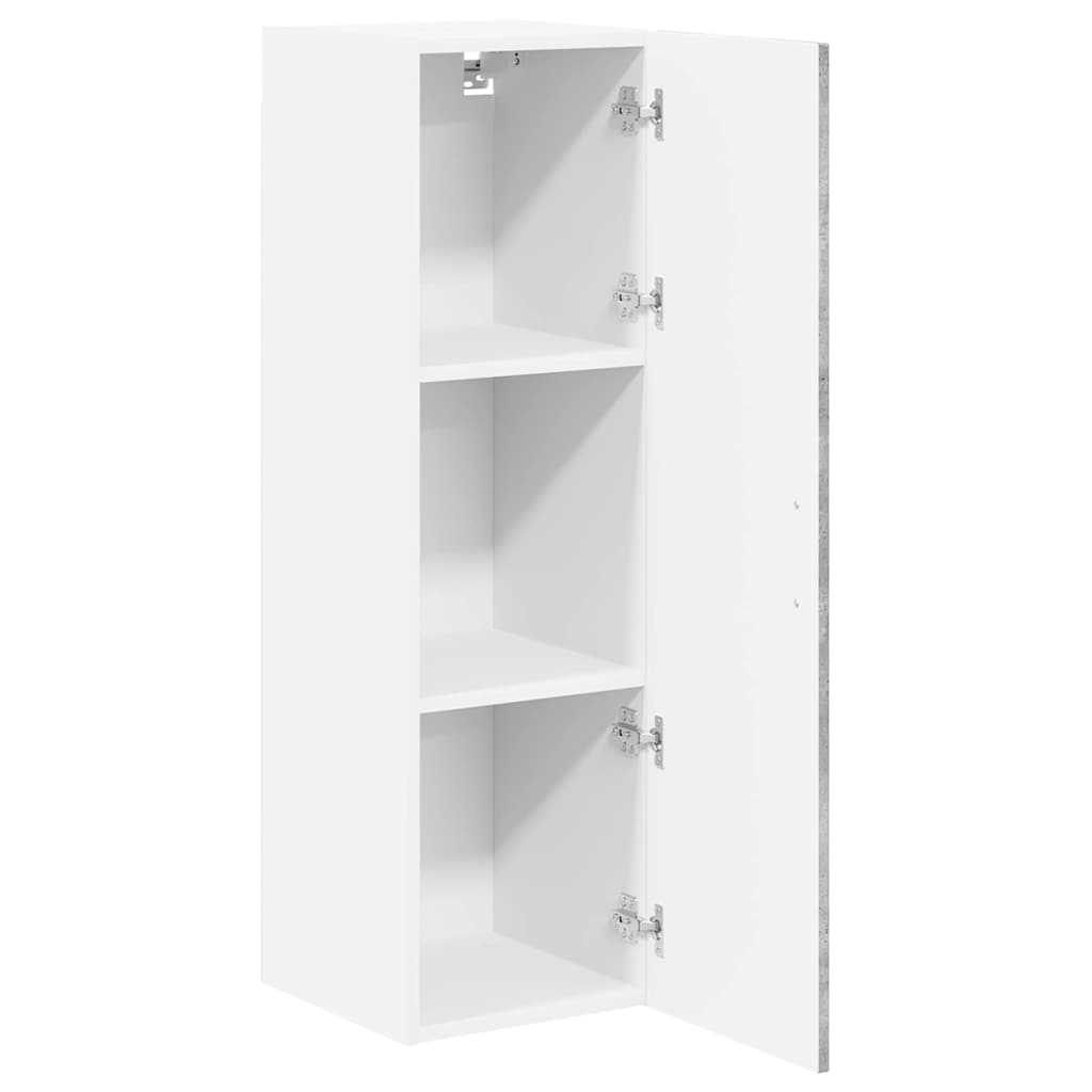 Wandschrank LUCCA Betongrau 30 x 31 x 100 cm Holzwerkstoff