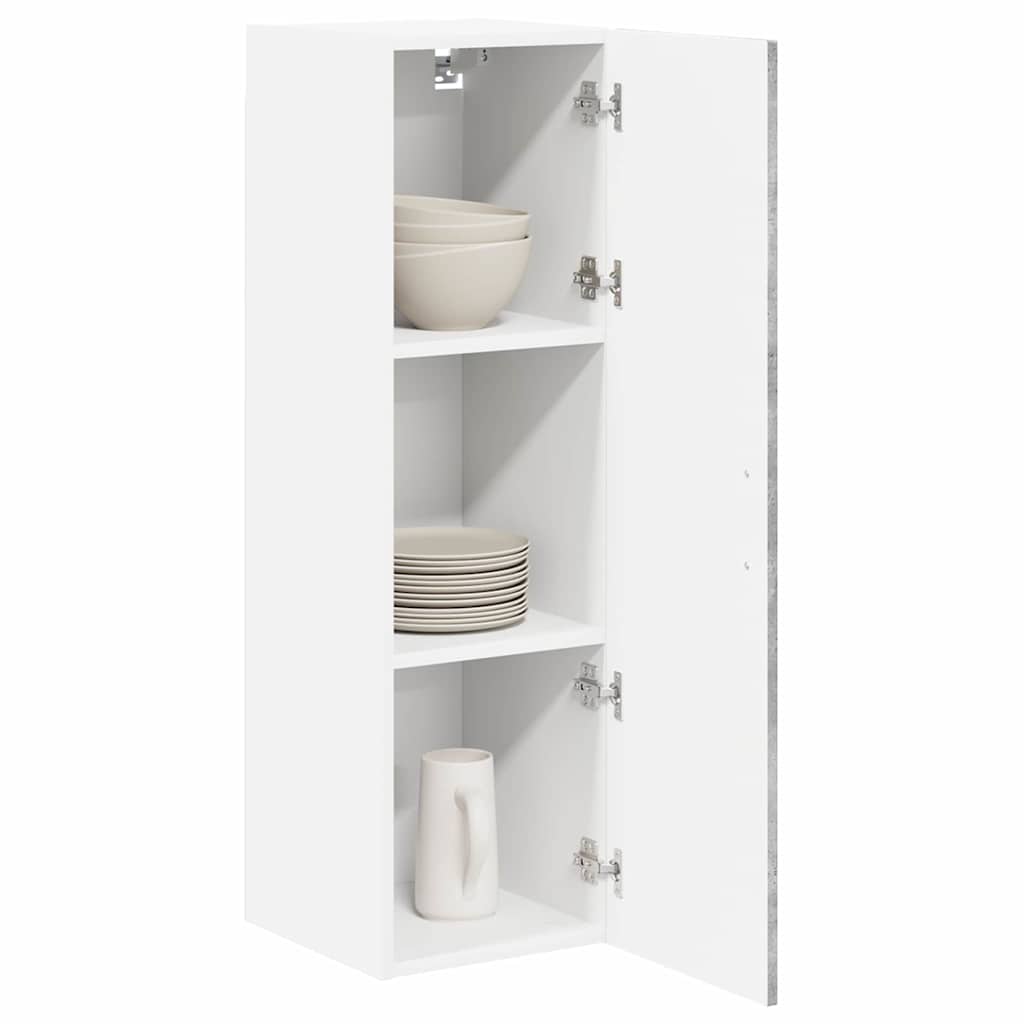 Wandschrank LUCCA Betongrau 30 x 31 x 100 cm Holzwerkstoff