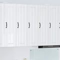 Wandschrank LUCCA Hochglanz Weiß 30 x 31 x 100 cm Holzwerkstoff